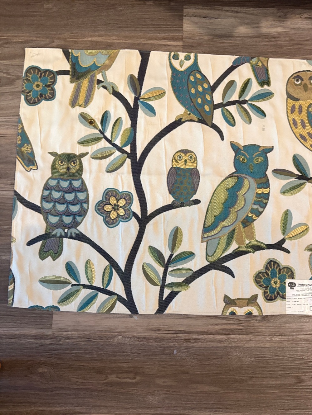 Pindler Night Owl 3971 Spring Designer Fabric Samples Set of 6
